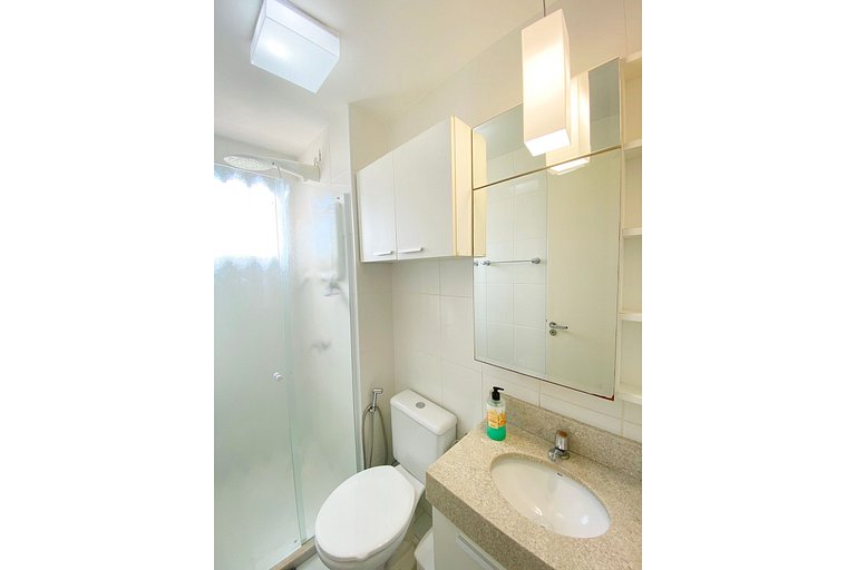 Apto com 2 quartos próx ao Rib Shopping. Wifi + AC