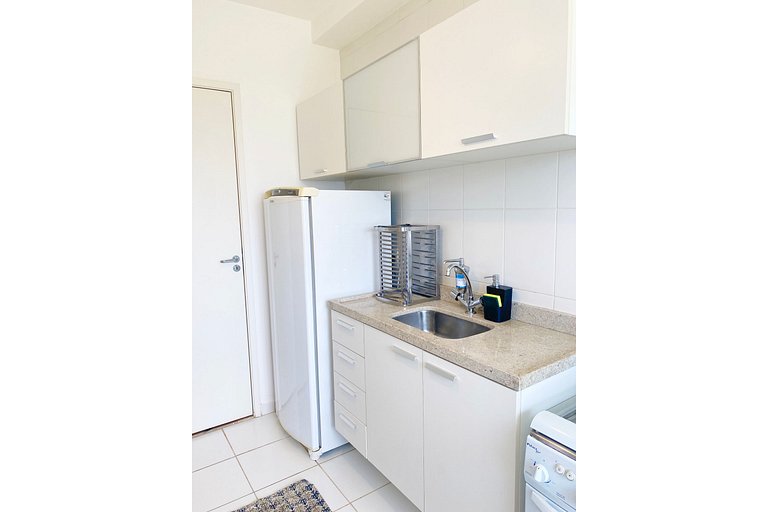Apt with 2 bedrooms near Rib Shopping. Wifi + AC