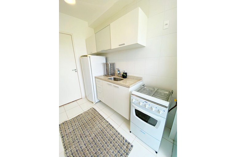Apt with 2 bedrooms near Rib Shopping. Wifi + AC