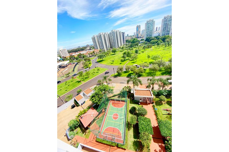 Apt with 2 bedrooms near Rib Shopping. Wifi + AC
