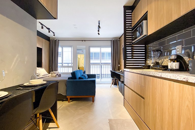 MOPA407_Studio novo e moderno com localização perfeita