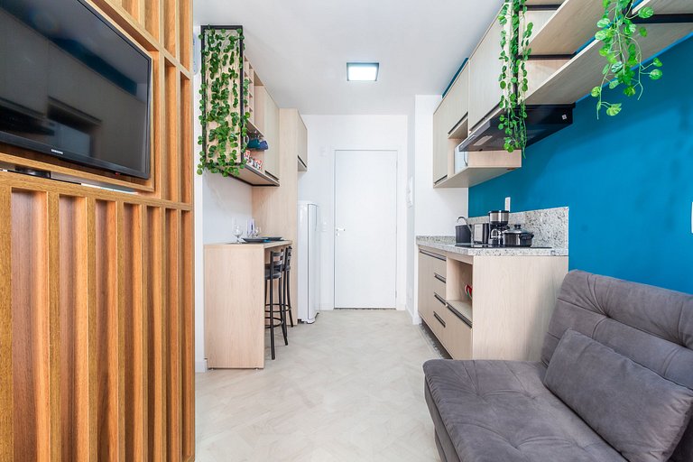 MOPA713_Studio novo, moderno e bem localizado