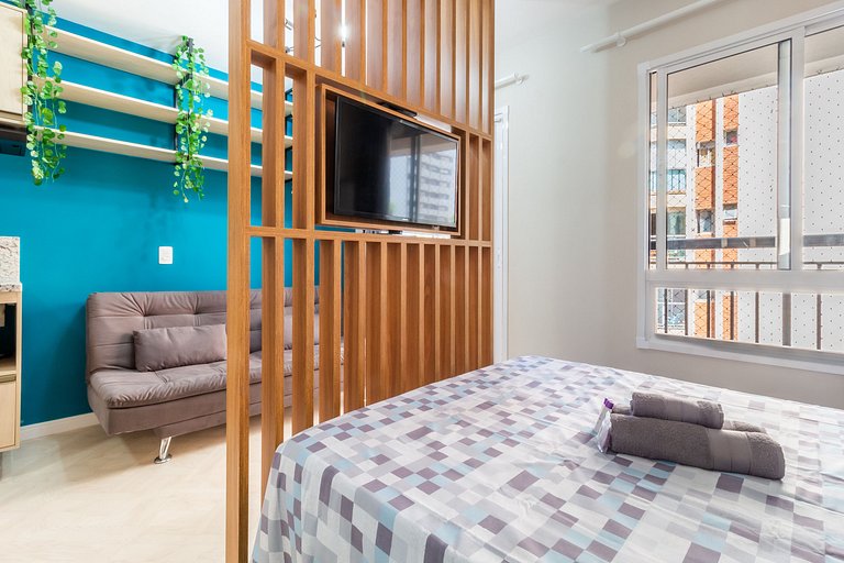 MOPA713_Studio novo, moderno e bem localizado
