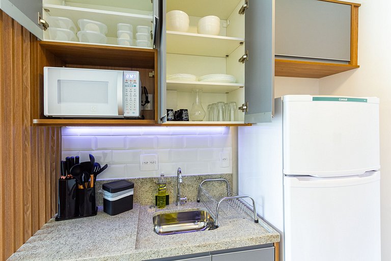 NOI307_Equipped 1 bedroom apartment in Moema