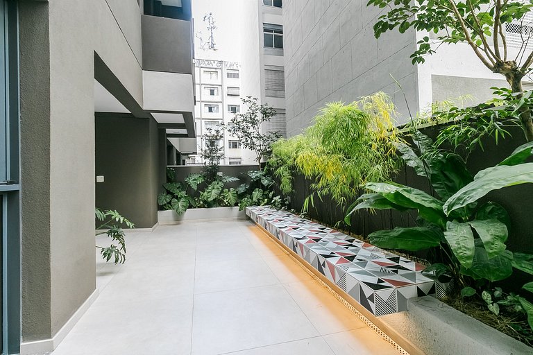 Studio C/cama queen | Piscina | Avenida Paulista