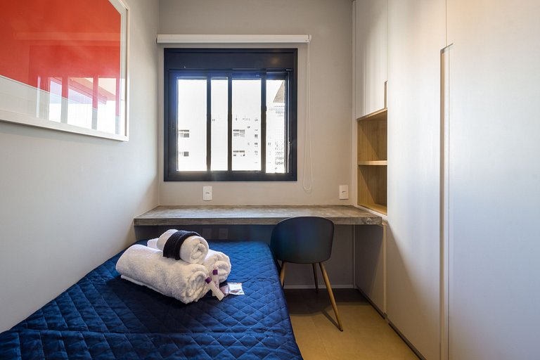 Apto Novo 60m2 | 2 quartos | Melhor de Pinheiros