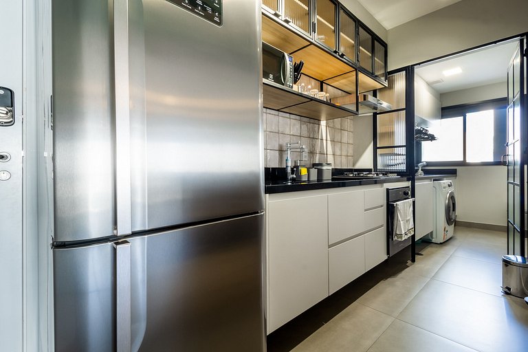 Apto Novo 60m2 | 2 quartos | Melhor de Pinheiros