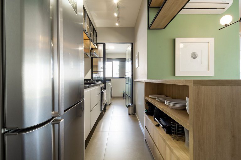 Apto Novo 60m2 | 2 quartos | Melhor de Pinheiros