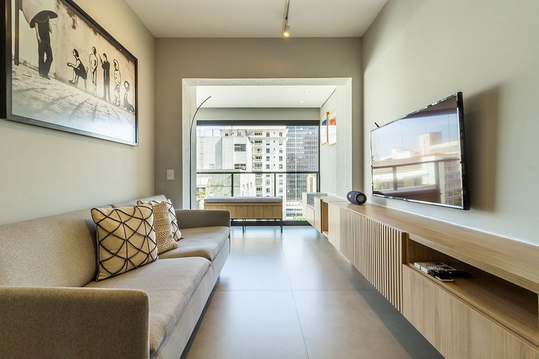 Apto Novo 60m2 | 2 quartos | Melhor de Pinheiros