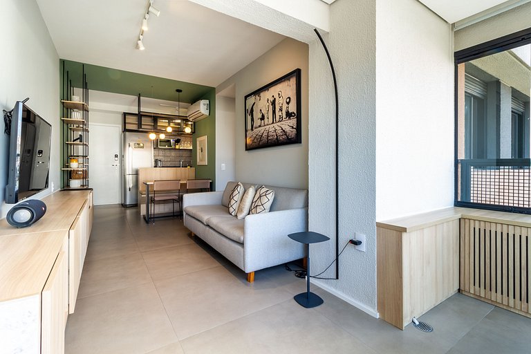 Apto Novo 60m2 | 2 quartos | Melhor de Pinheiros