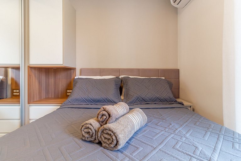 Estudio perfecto cerca de Av Paulista WIFI+A/C+Tv SMART