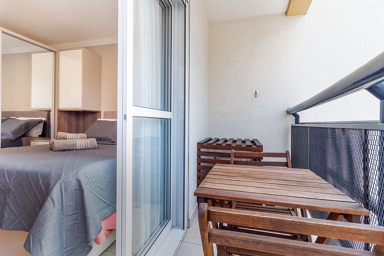 Perfect Studio near Av Paulista WIFI+A/C+Tv Smart
