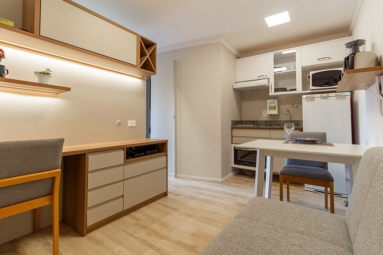 Estudio perfecto cerca de Av Paulista WIFI+A/C+Tv SMART