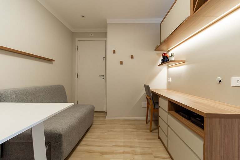 Estudio perfecto cerca de Av Paulista WIFI+A/C+Tv SMART