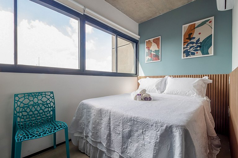 Studio moderno e funcional, próx. Av. Paulista