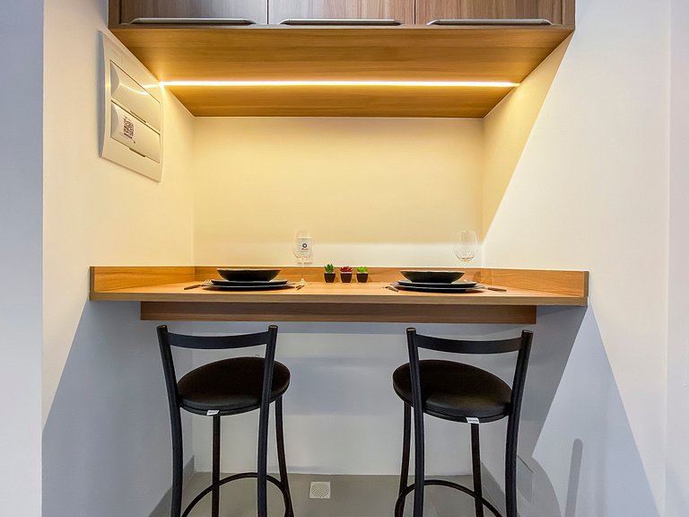 VB717_ Apartamento novo e completo na Vila Olímpia