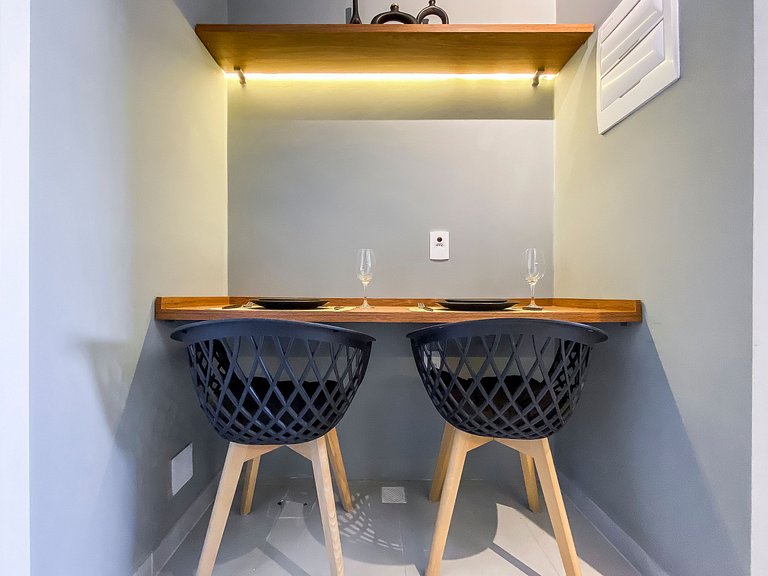 VB918_ Apartamento novo e moderno na Vila Olímpia