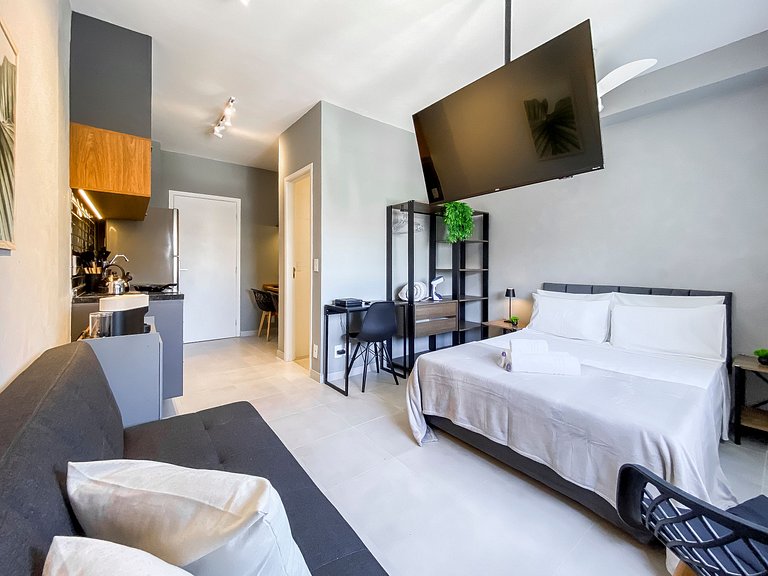 VB918_ Apartamento novo e moderno na Vila Olímpia