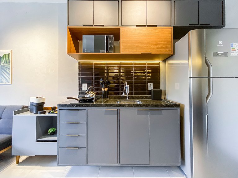 VB918_ Apartamento novo e moderno na Vila Olímpia