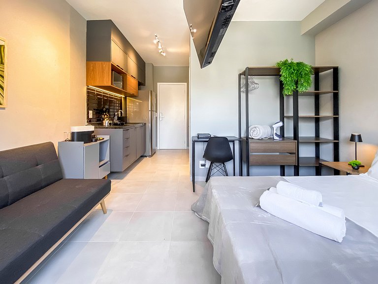 VB918_ Apartamento novo e moderno na Vila Olímpia