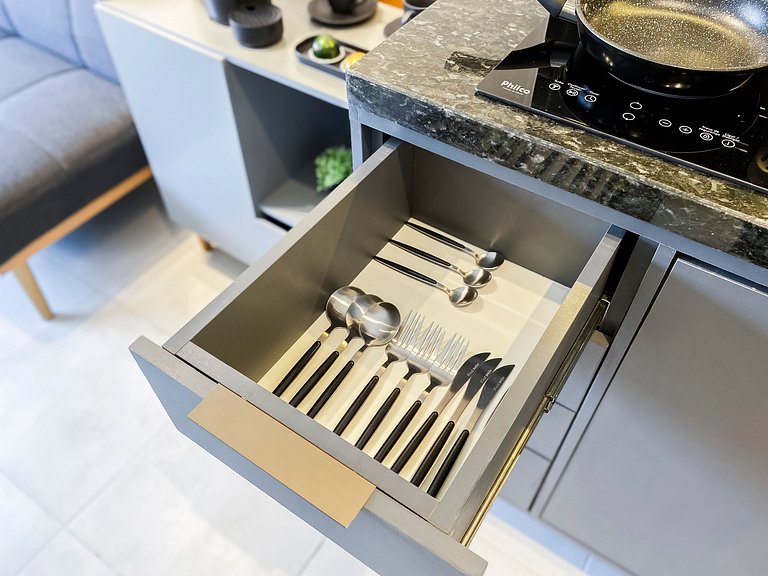 VB918_ Apartamento novo e moderno na Vila Olímpia