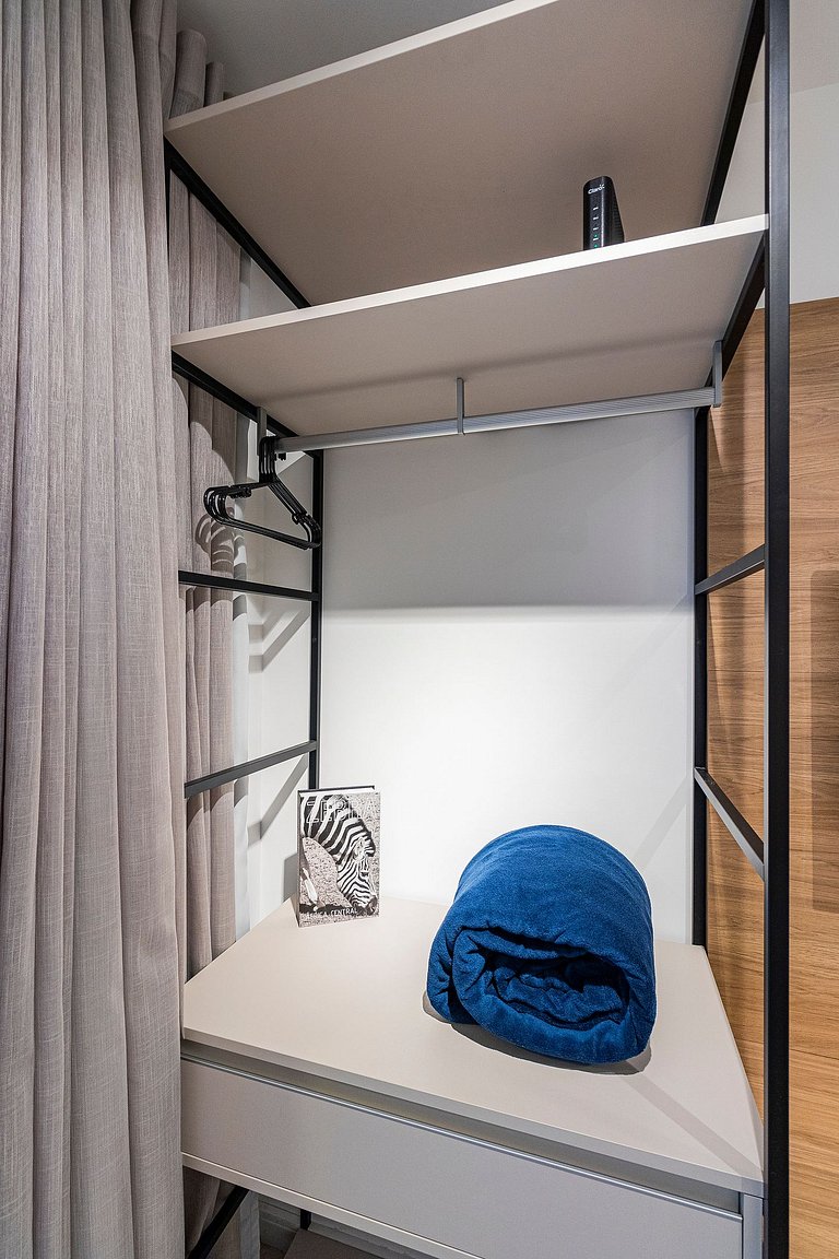 MOPA108_Studio com acessibilidade WIFI+AC+TV Smart