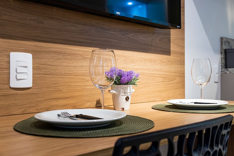 MOPA108_Studio com acessibilidade WIFI+AC+TV Smart