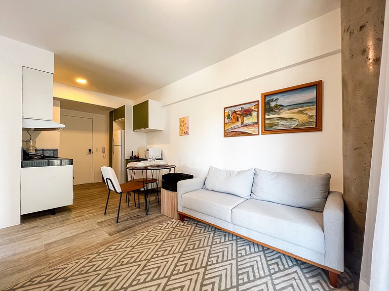 ARVO101_2 dorm. Moderno, completo e bem localizado