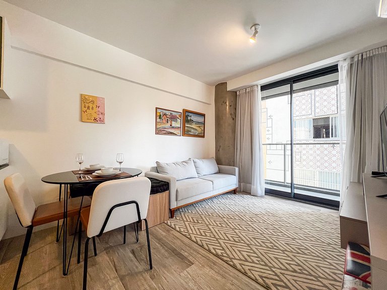 ARVO101_2 dorm. Moderno, completo e bem localizado