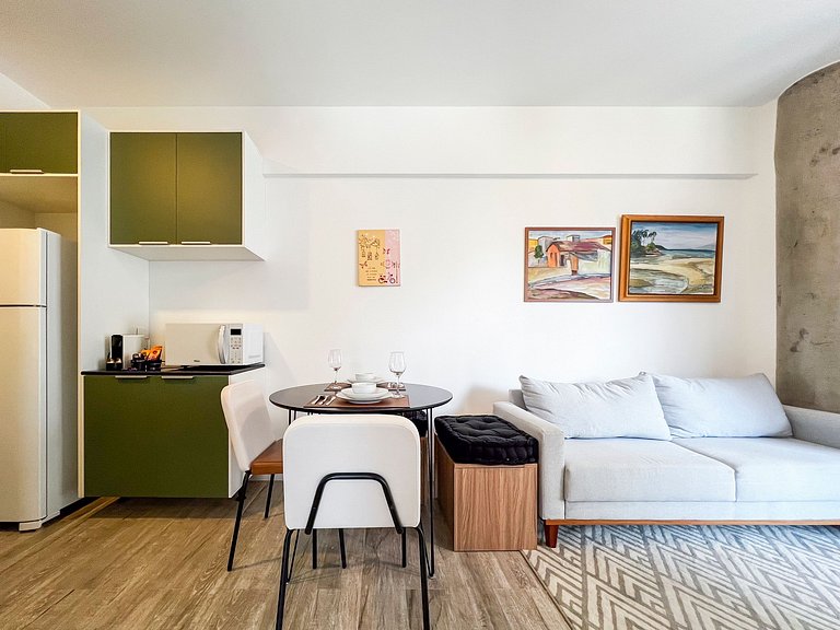 ARVO101_2 dorm. Moderno, completo e bem localizado