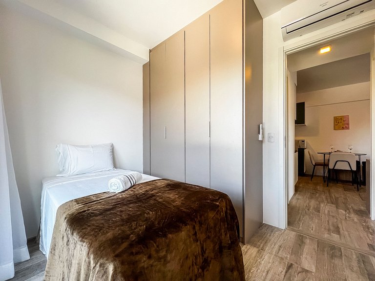 ARVO101_2 dorm. Moderno, completo e bem localizado