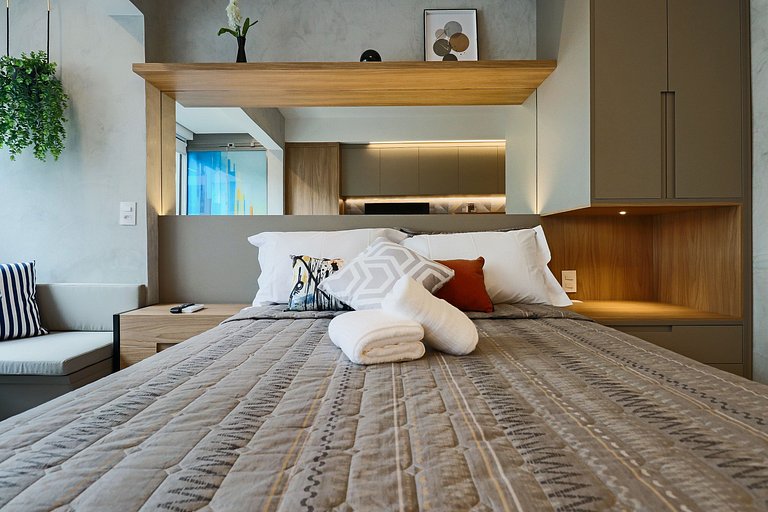 BL304_Perfect Studio, high standard. Next to Paulista Avenue