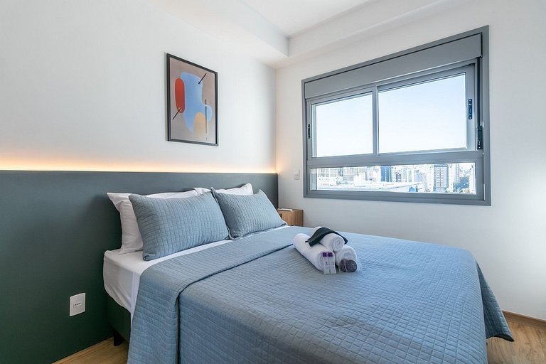 NOI1107_Modern apartment, near Shopping Ibirapuera