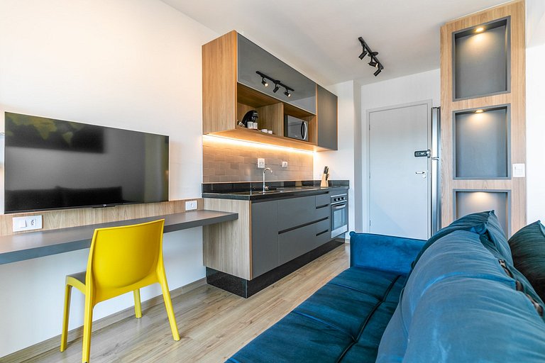 NOI1107_Modern apartment, near Shopping Ibirapuera