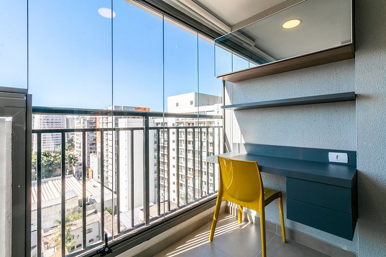 NOI1107_Modern apartment, near Shopping Ibirapuera