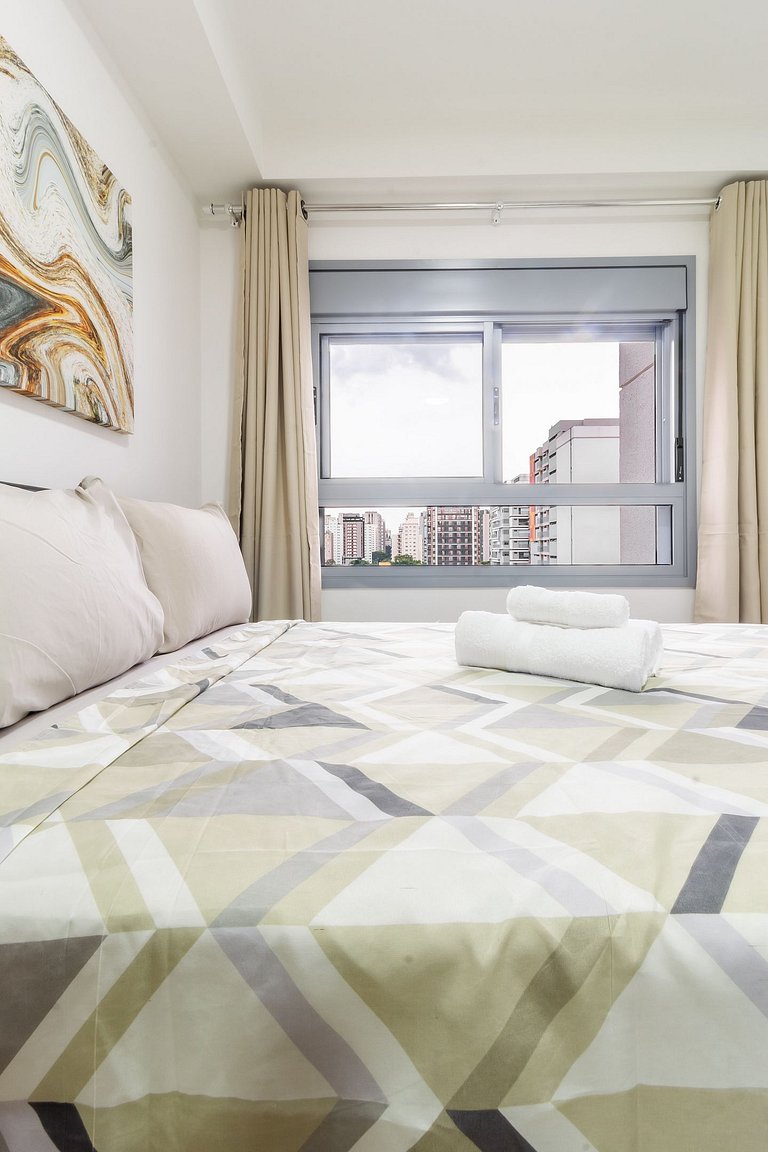 NOI705_ Apartamento novo e completo, em Moema