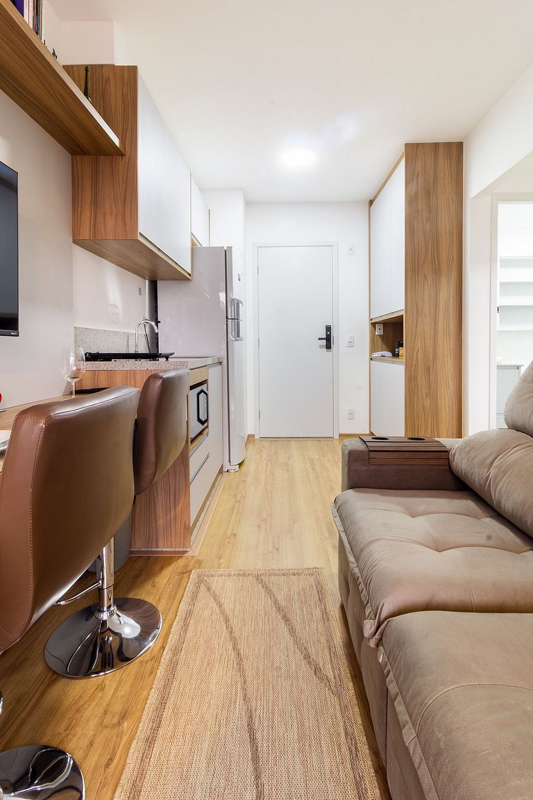 NOI705_ Apartamento novo e completo, em Moema