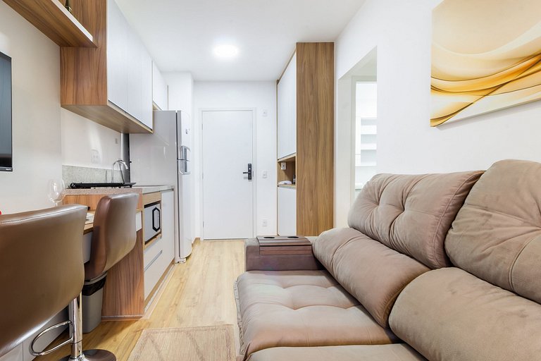 NOI705_ Apartamento novo e completo, em Moema