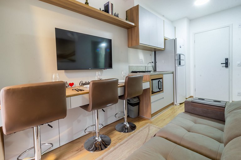 NOI705_ Apartamento novo e completo, em Moema
