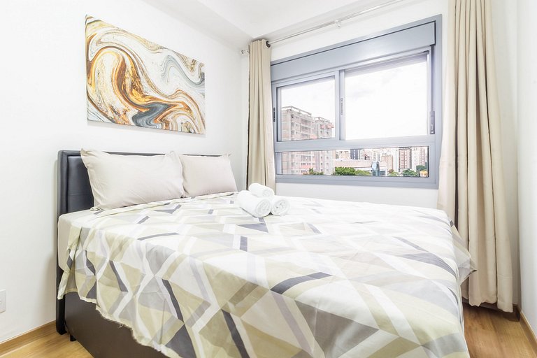 NOI705_ Apartamento novo e completo, em Moema