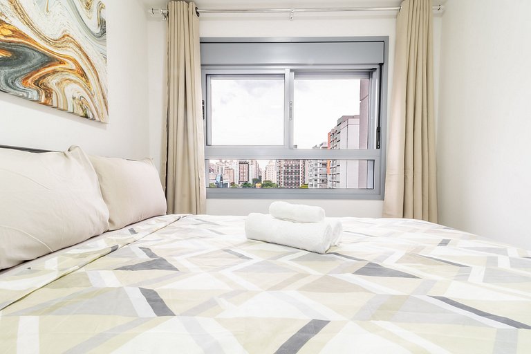 NOI705_ Apartamento novo e completo, em Moema
