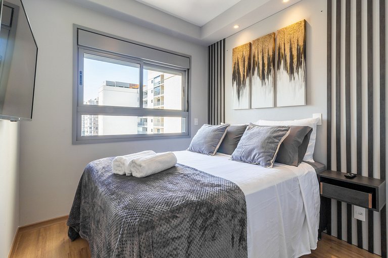 NOI804_Apartamento novo e moderno em Moema