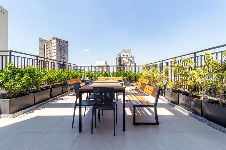 Charmoso studio na Bela Vista