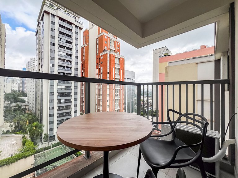 PS86_ Apto 1 dorm., completo, com vaga no Jardins