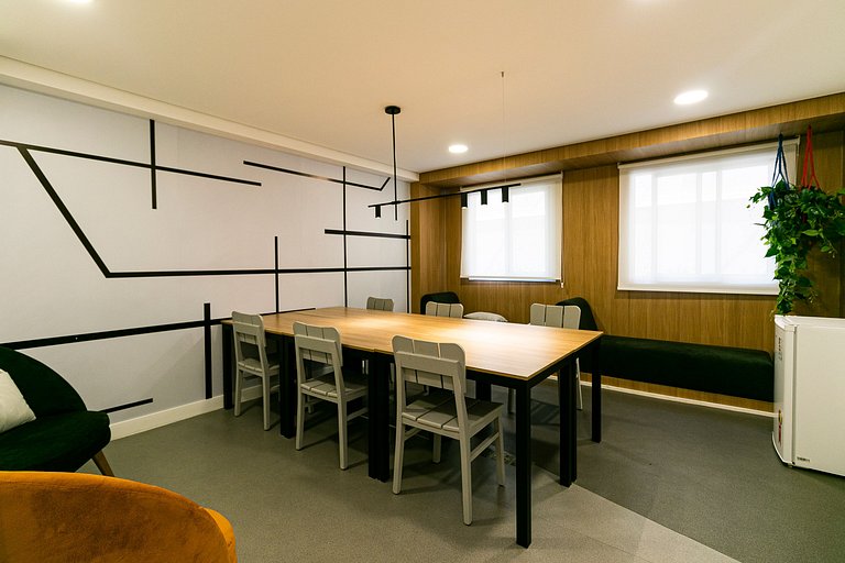 MOPA108_Studio com acessibilidade WIFI+AC+TV Smart