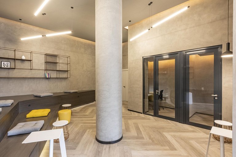 Apartamento nuevo, completo Vila Olímpia WIFI+AC+TV Smart