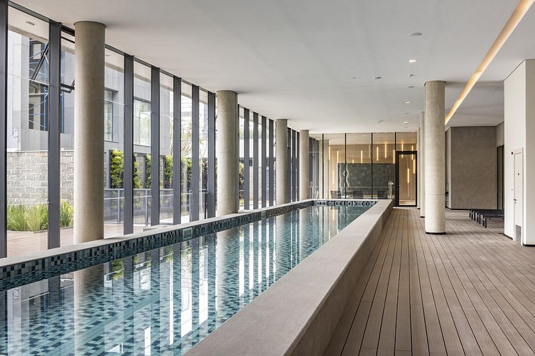 Faria Lima | Sauna, piscina e vista panorâmica