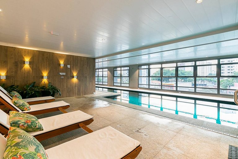 Moema: Piscina Aquecida, Vaga e Parque Ibirapuera