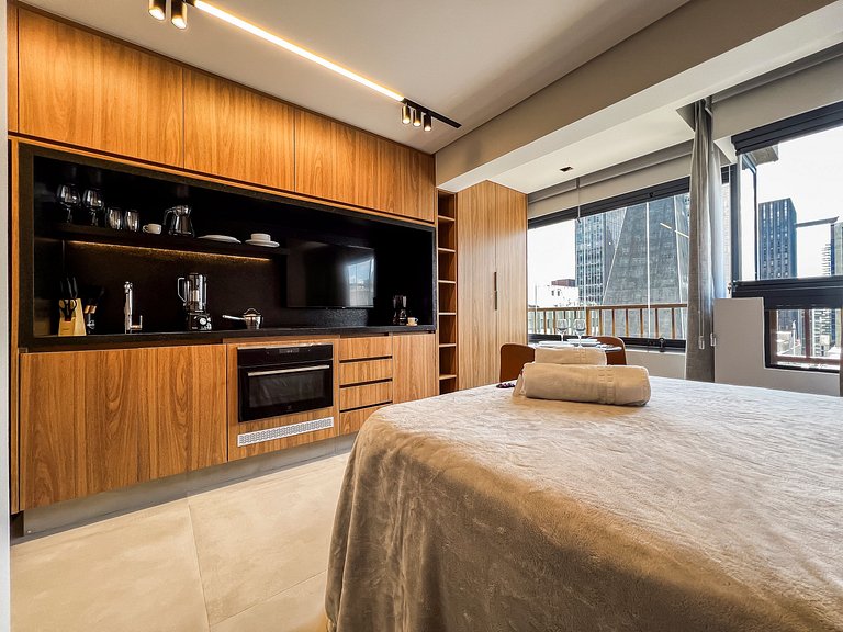 PL1614_Apto elegante, novo, ótima infraestrutura