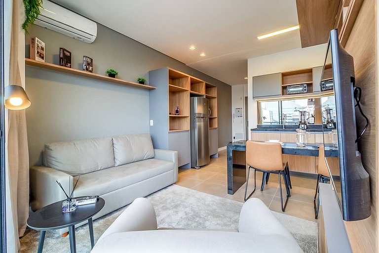 New apartment, complete Vila Olímpia WIFI+AC+TV Smart